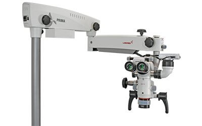 LABOMED PRIMA DNT MICROSCOPE PREMIUM, MOBILE STAND.